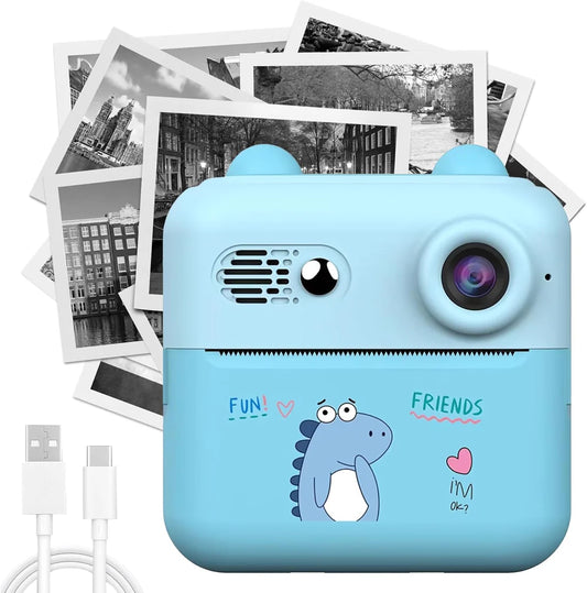 Instant Print Camera for Kids, 50MP 1080P