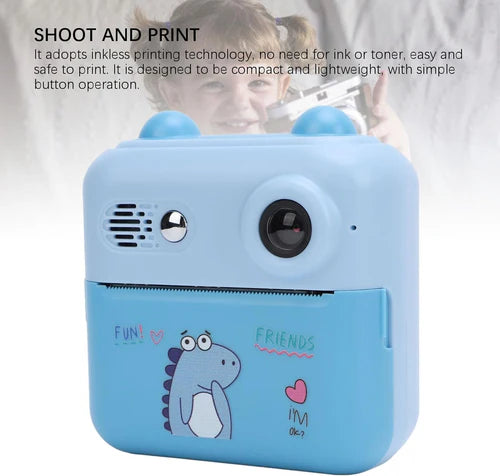 Instant Print Camera for Kids, 50MP 1080P